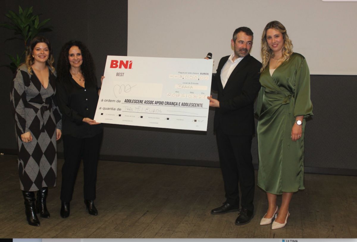 BNI Best celebra 13.º aniversário com apoio à Adolescere