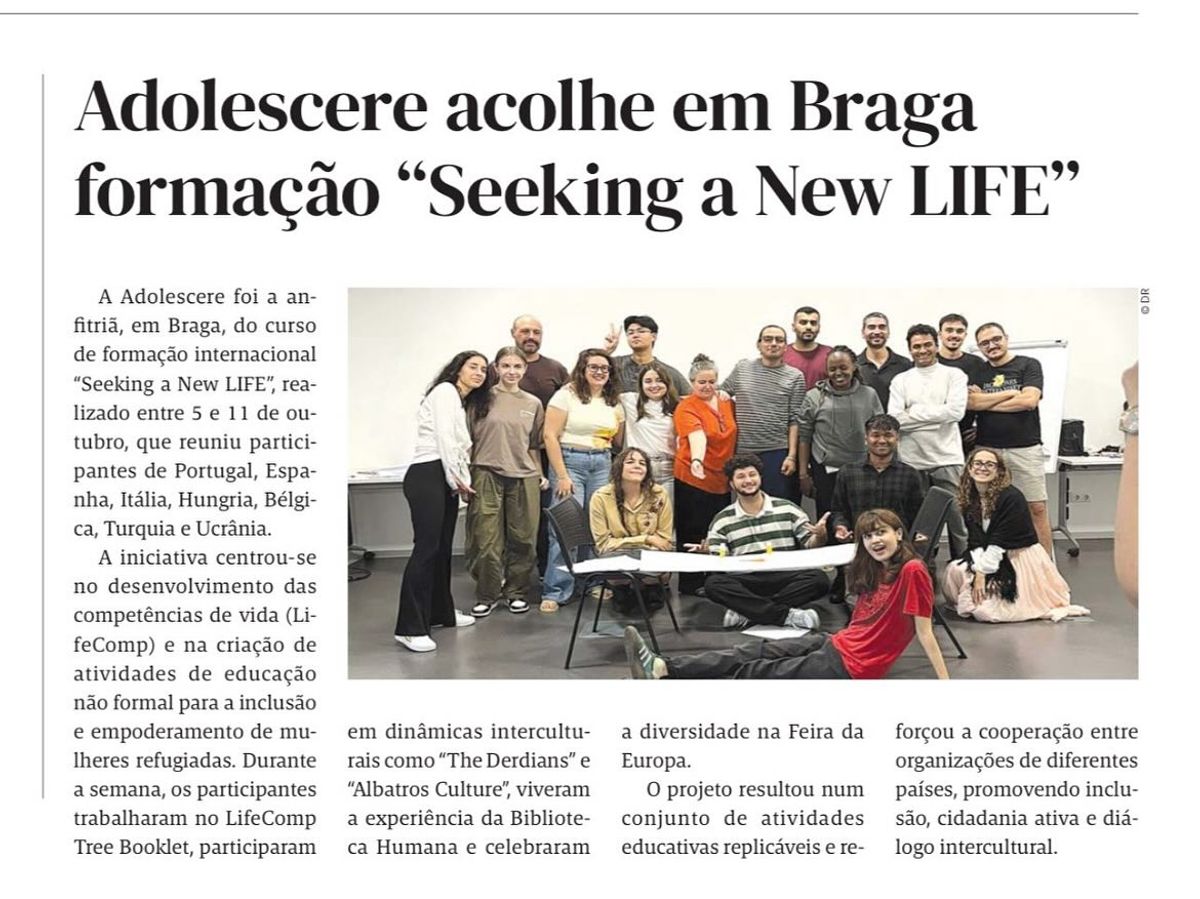 PT | SEEKING A NEW LIFE | Training Course